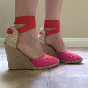 Ann Taylor Loft Wedge heels sandals